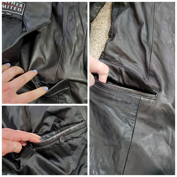 💙Genuine Leather Jacket - Picture 4 of 5